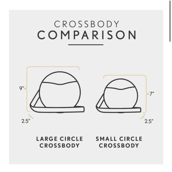 Portland Leather Goods Small Circle Crossbody Bag - Picture 9 of 9